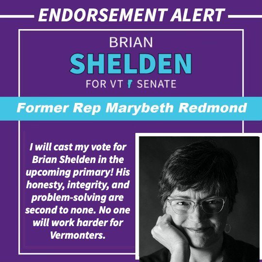 Former Rep Marybeth Redmond Endorses Brian Shelden